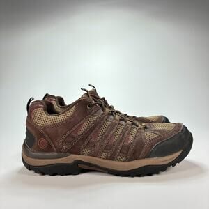 Coleman Crescent Brown Suede Lace Up Hiking Trail Walking Shoes Men's Size 10